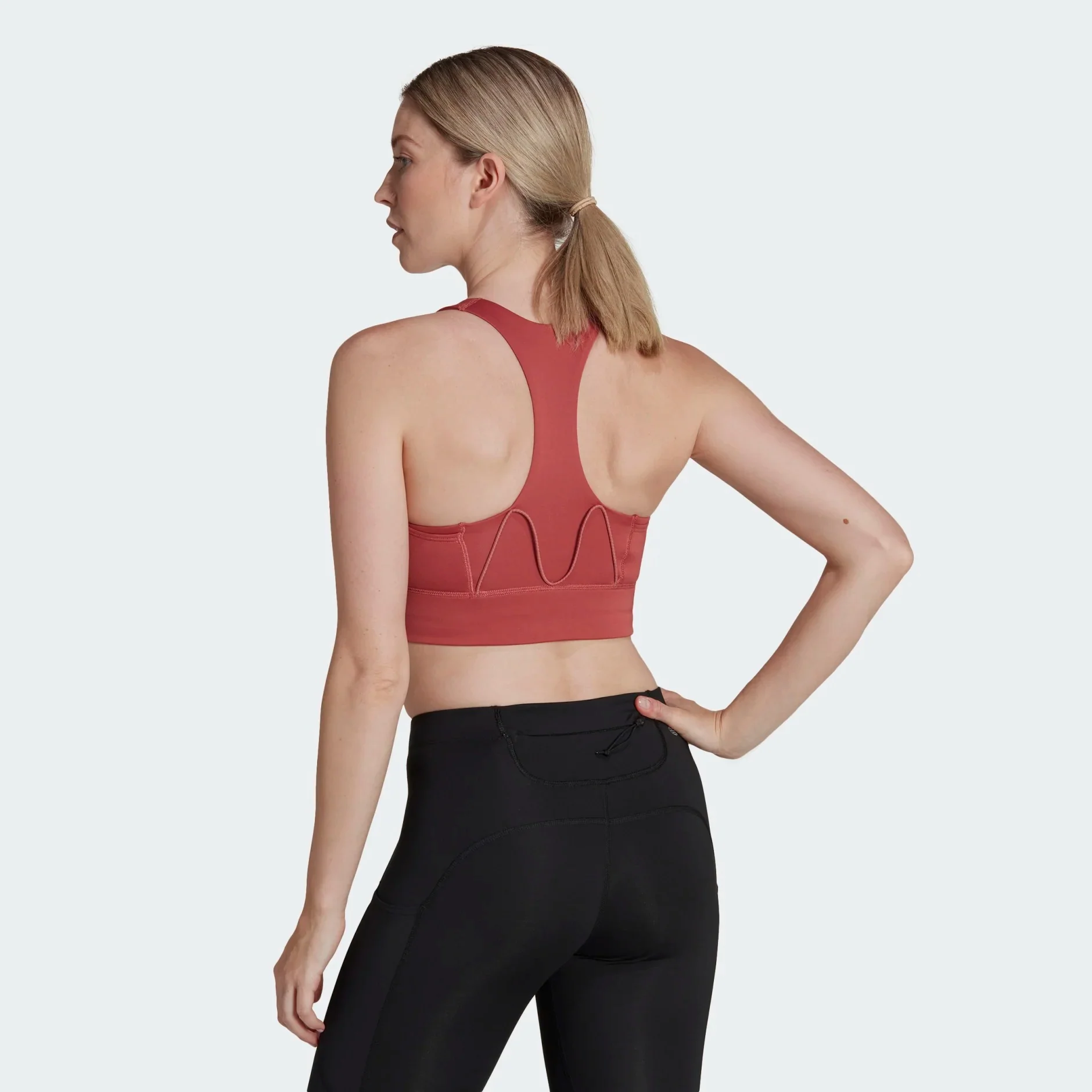 adidas Running Medium-Support Women's Pocket Bra - Image 2