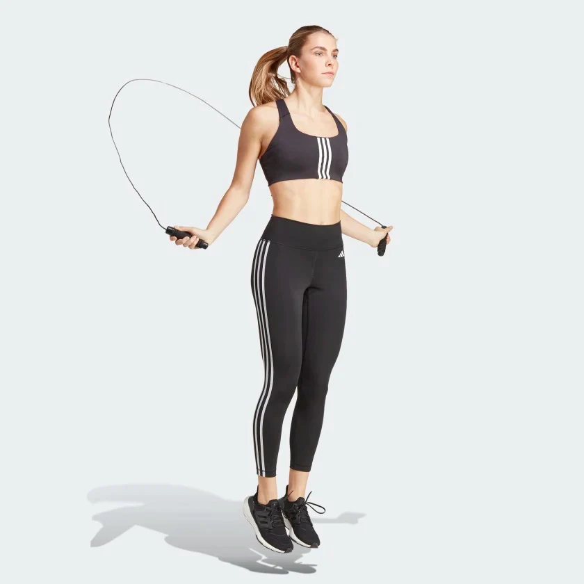 adidas Train Essentials 3-Stripes High-Waisted Women's Leggings - Image 3