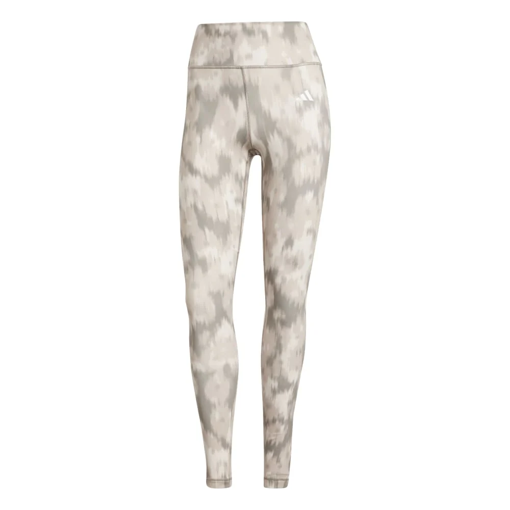 adidas Optime Essentials Allover Print Flower Tie-Dye Women's Leggings - Image 6