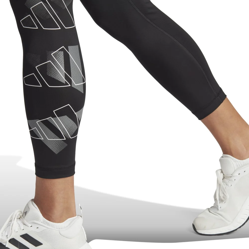adidas Train Essentials Brand Love Women's 7/8 Leggings - Image 5