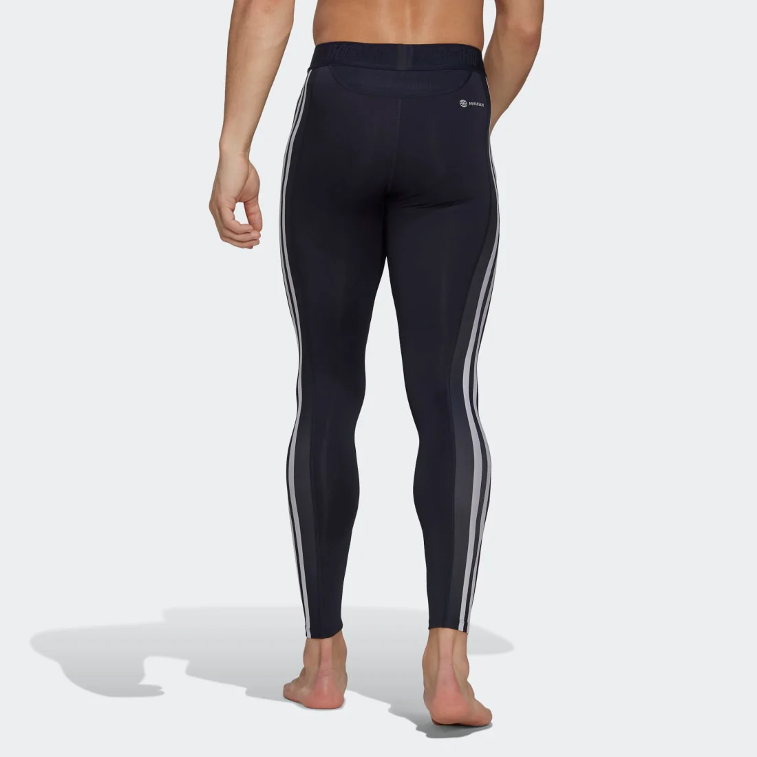 adidas Techfit 3-Stripes Men's Training Long Tights - Image 2