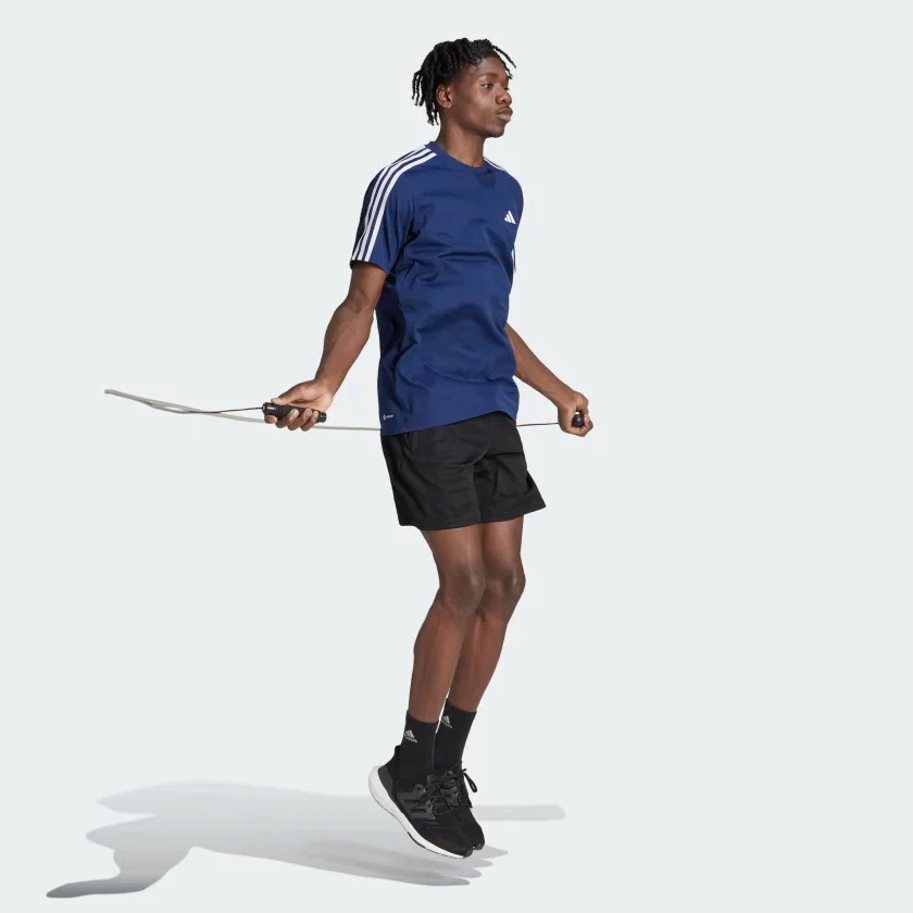 adidas Train Essentials 3-Stripes Men's Training Tee - Image 3