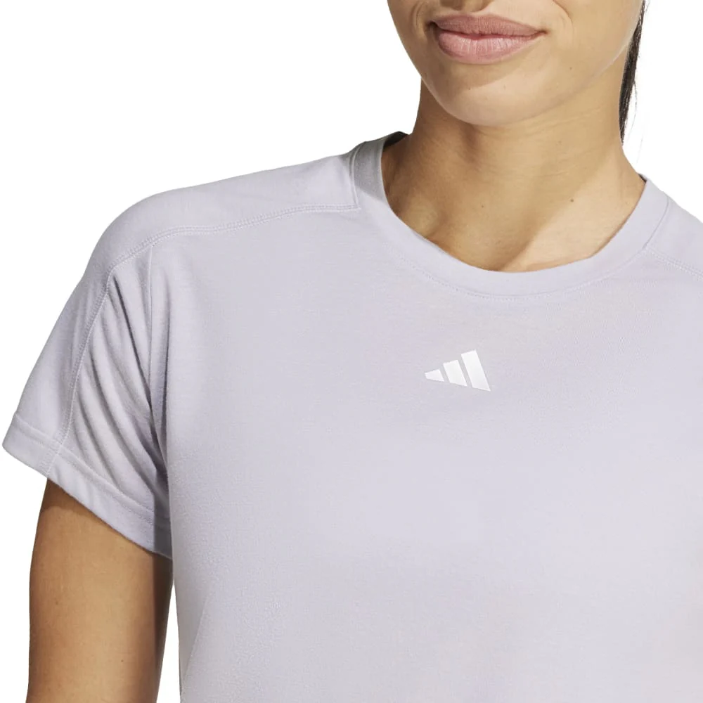adidas AEROREADY Train Essentials Minimal Branding Crewneck Women's Tee - Image 3