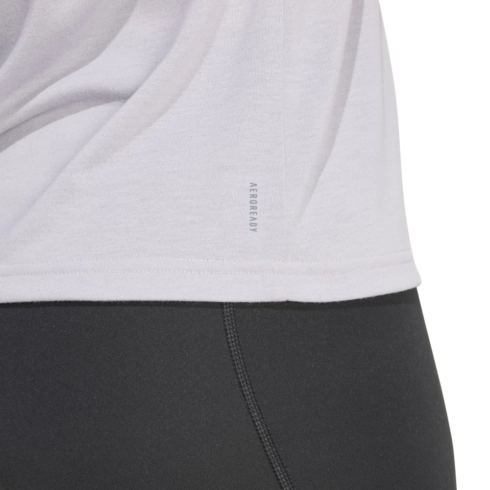 adidas AEROREADY Train Essentials Minimal Branding Crewneck Women's Tee - Image 5