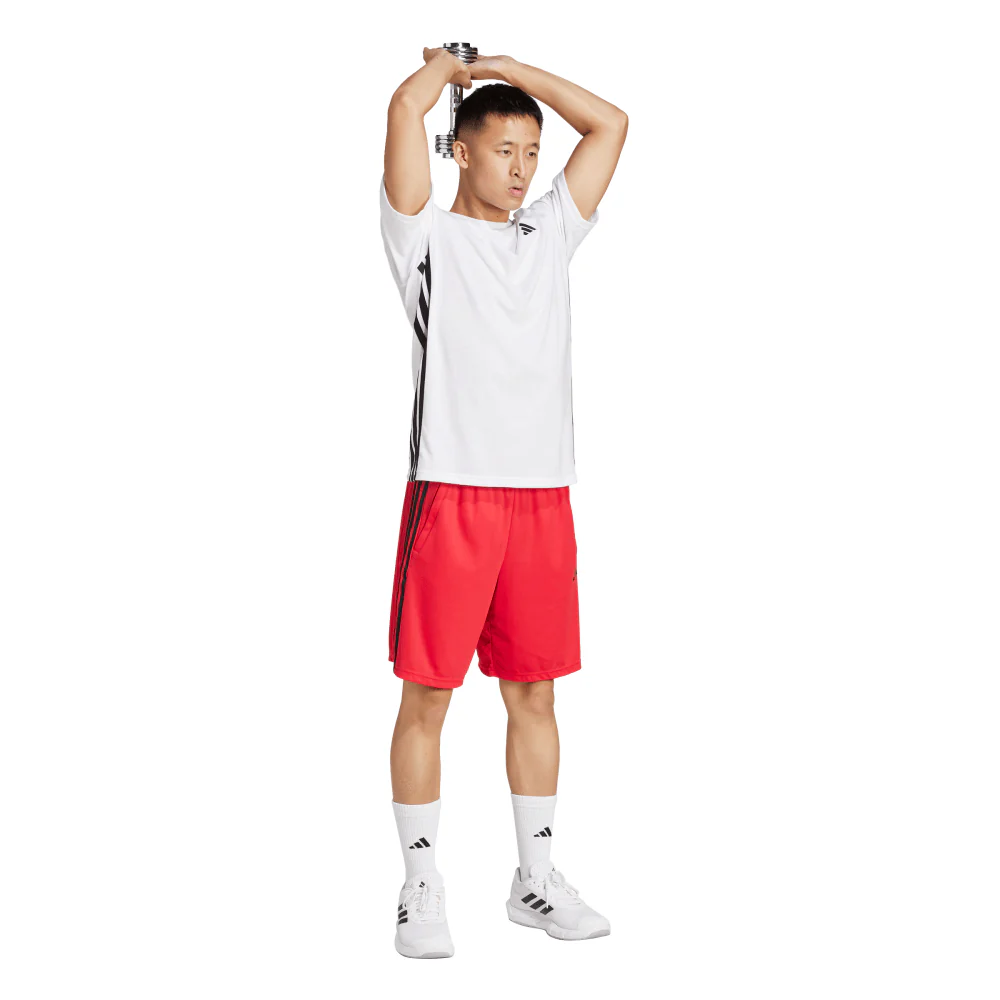 adidas Train Essentials Training Feelready 3-Stripes Men's Tee - Image 3