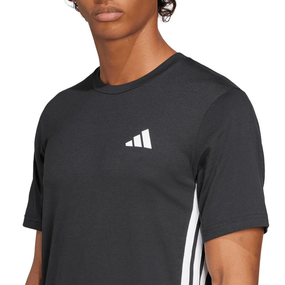adidas Train Essentials Training Feelready 3-Stripes Men's Tee - Image 4