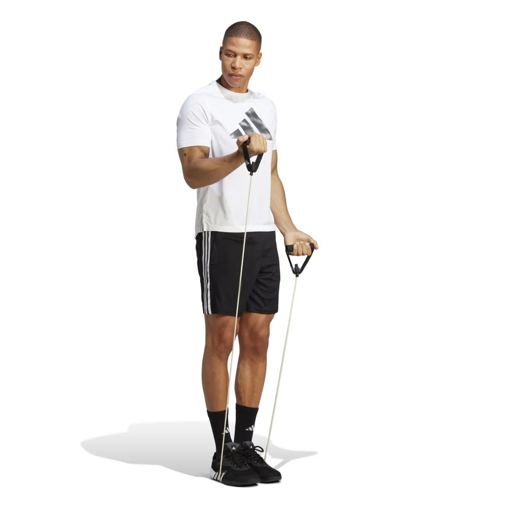 adidas Train Essentials Piqué 3-Stripes Men's Training Shorts - Image 3