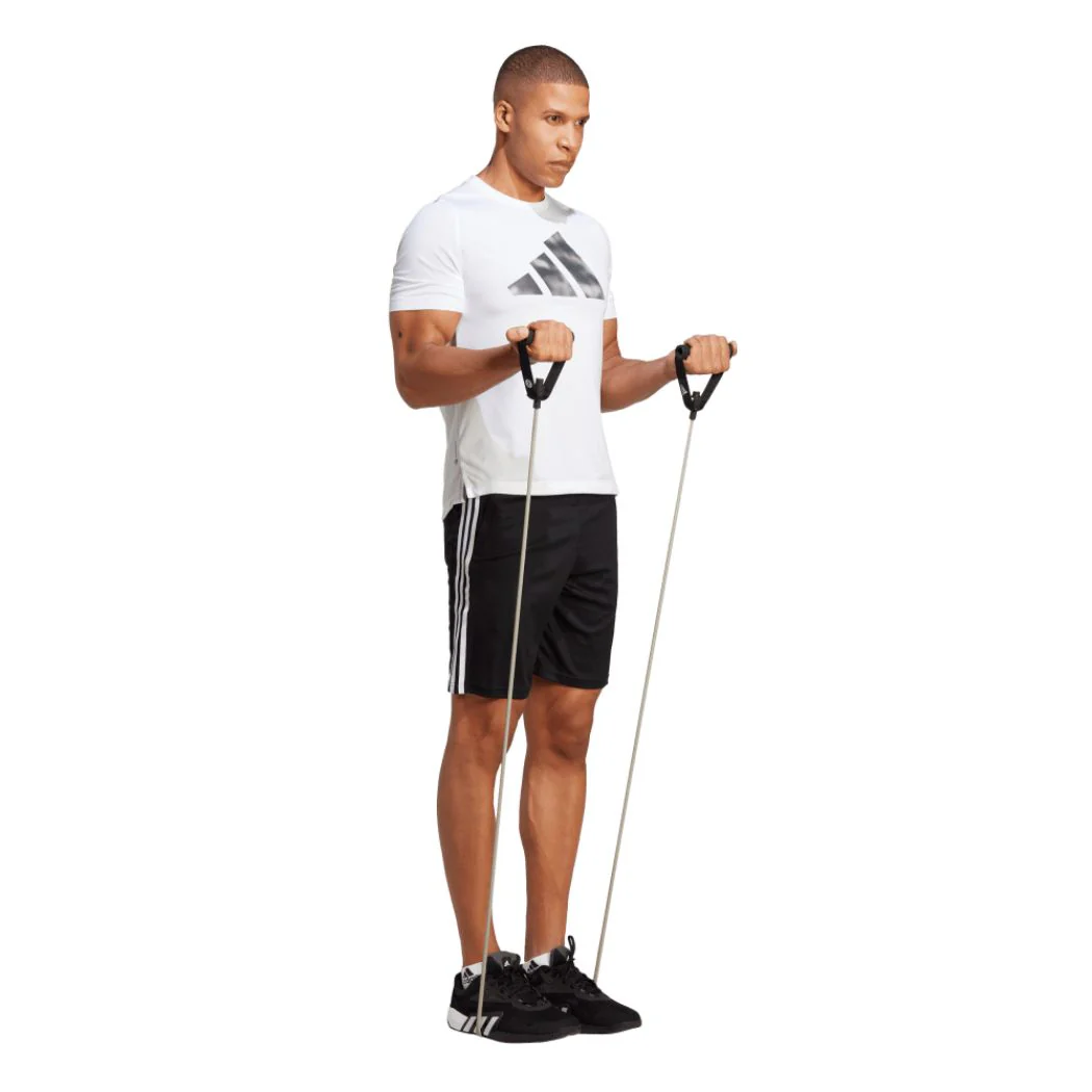 adidas Train Essentials Pique 3 Stripes Training Men's Shorts - Image 3