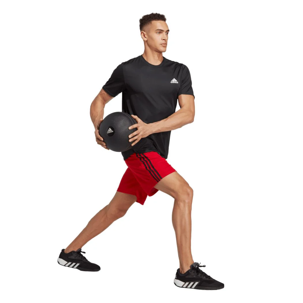 adidas Train Essentials Pique 3 Stripes Training Men's Shorts - Image 3
