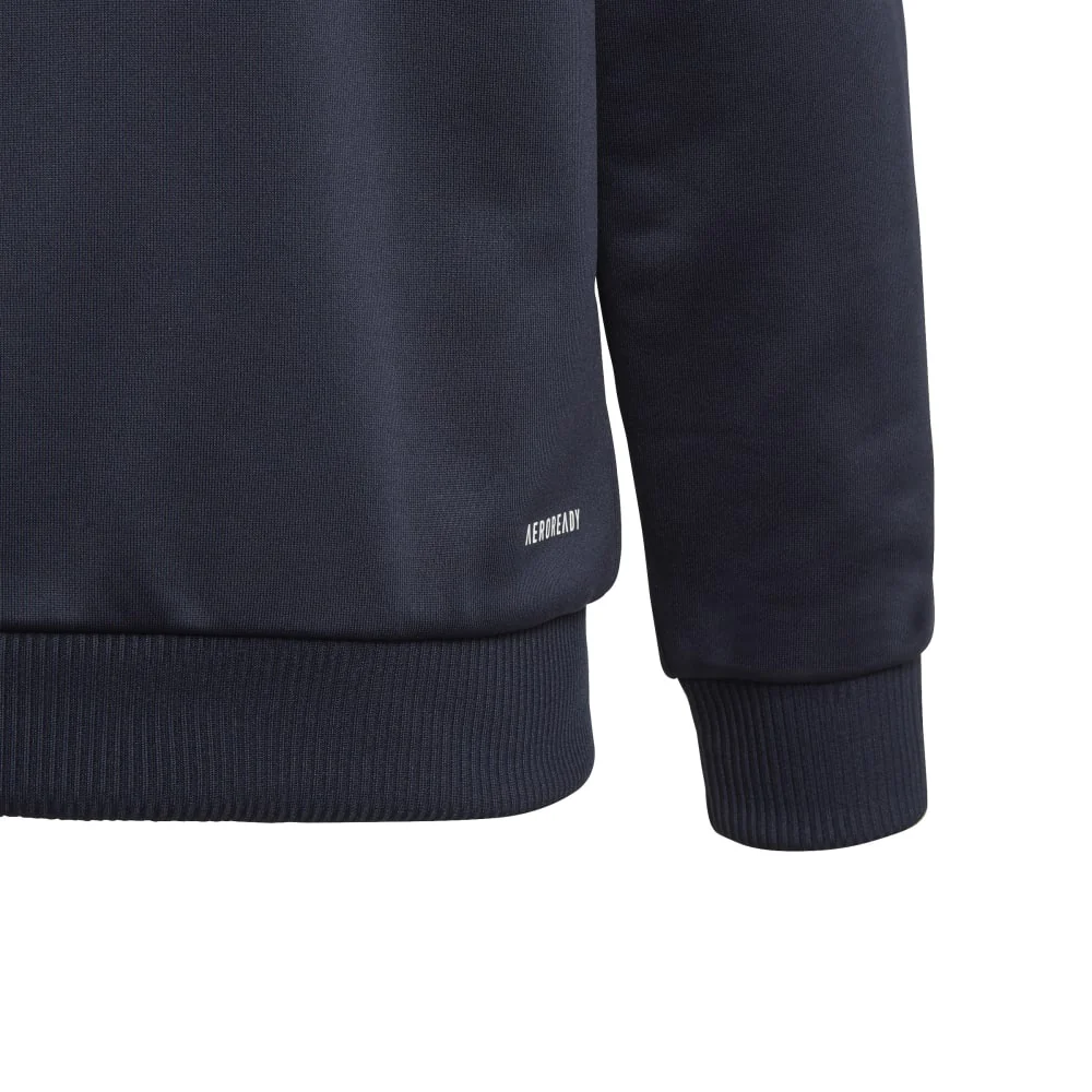 adidas Train Essentials Aeroready 3-Stripes Regular Fit Full Zip Kid's Hoodie - Image 4