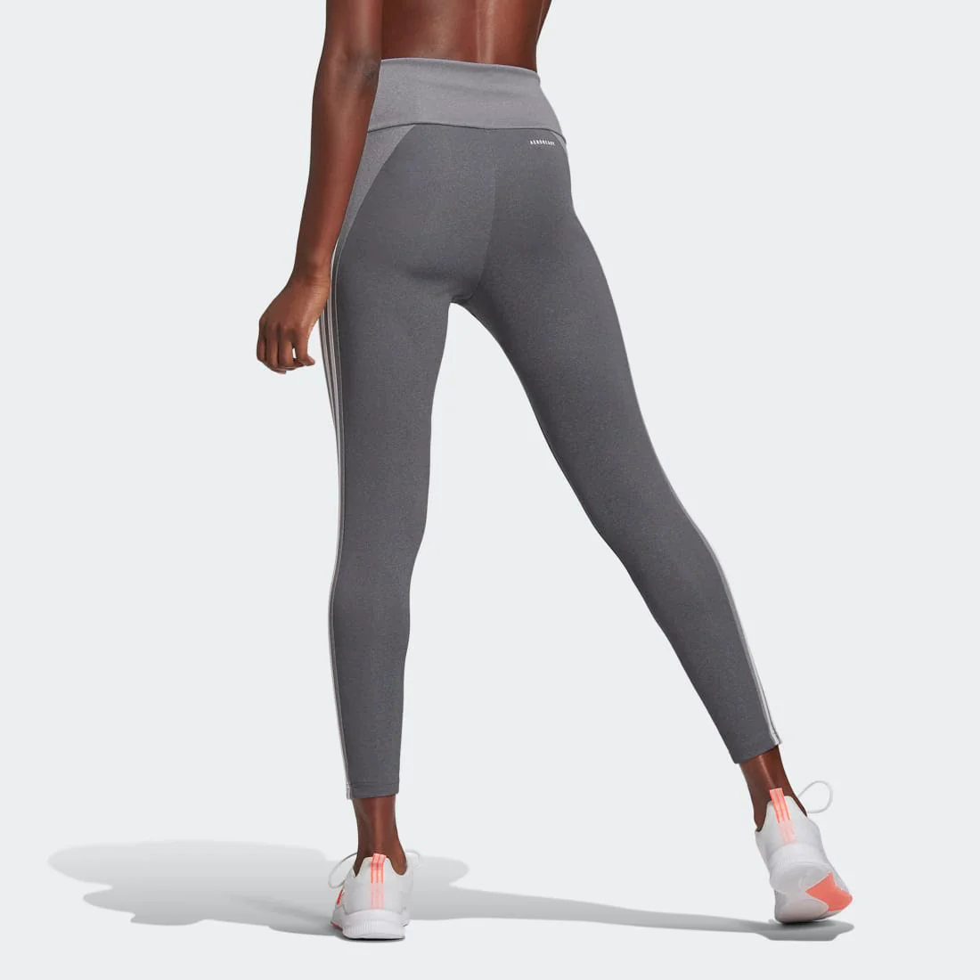 adidas Designed to Move High-Rise 3-Stripes 7/8 Women's Sport Tights - Image 2