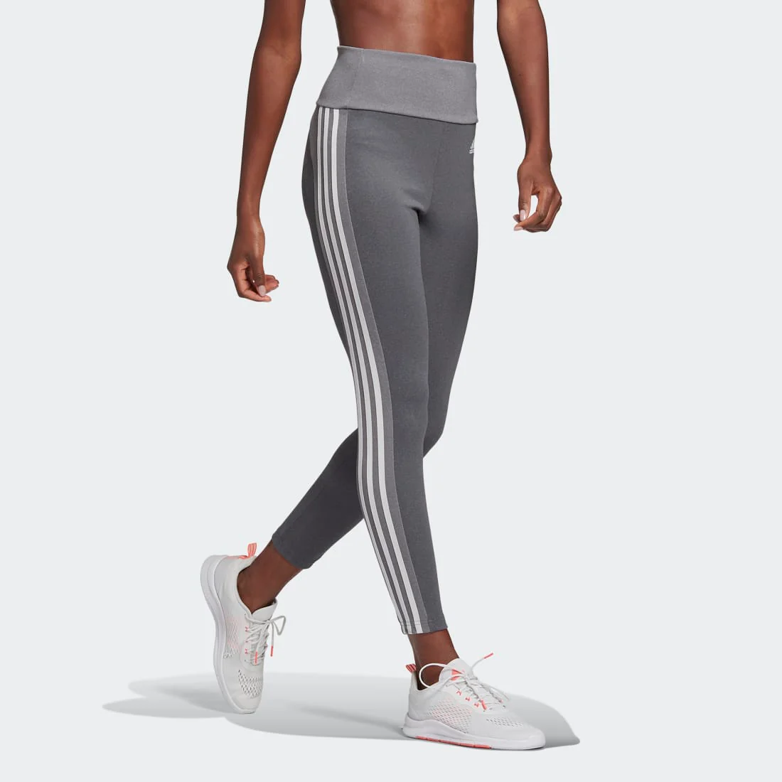 adidas Designed to Move High-Rise 3-Stripes 7/8 Women's Sport Tights - Image 3
