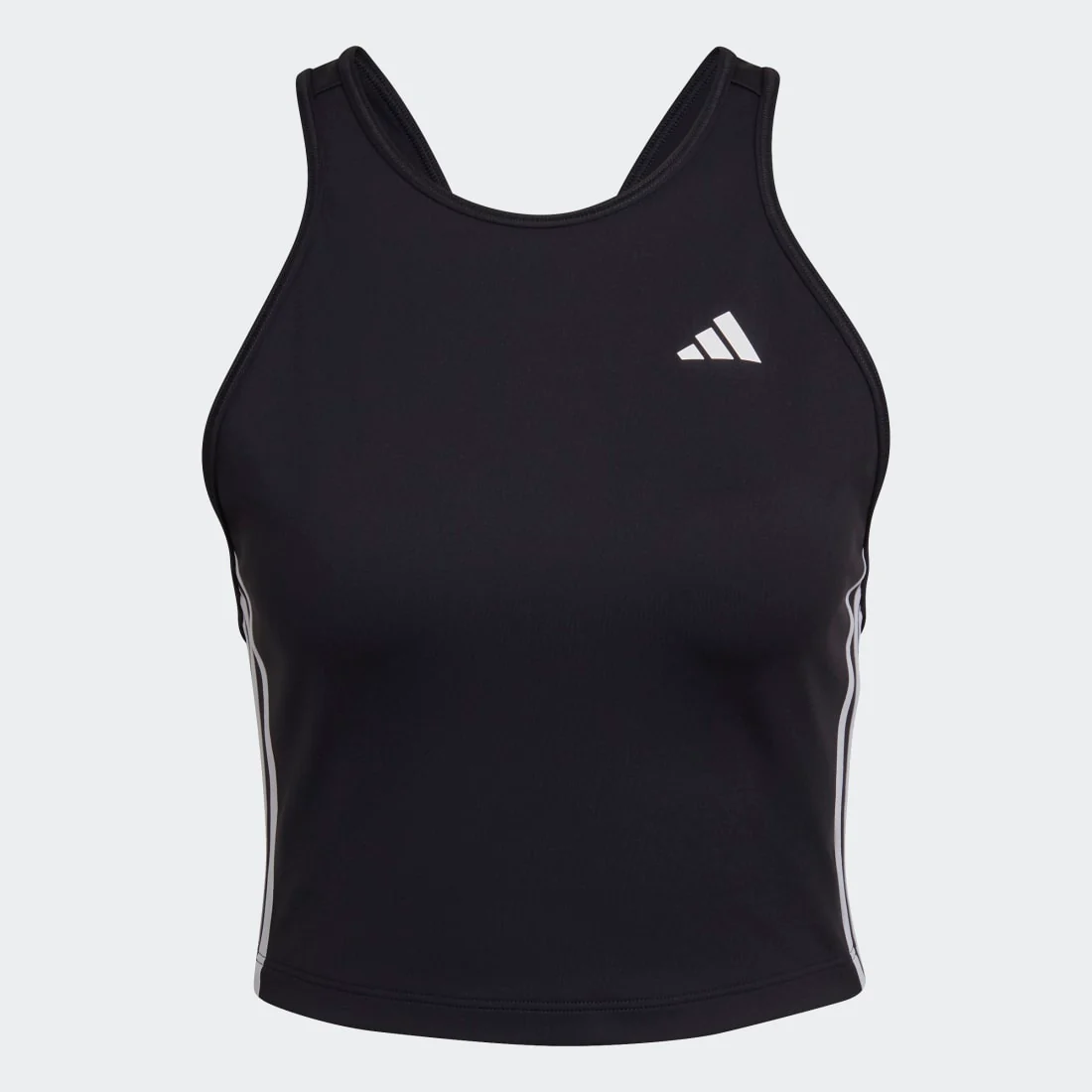 adidas AEROREADY Made for Training 3-Stripes Crop Top Women's Tank - Image 4