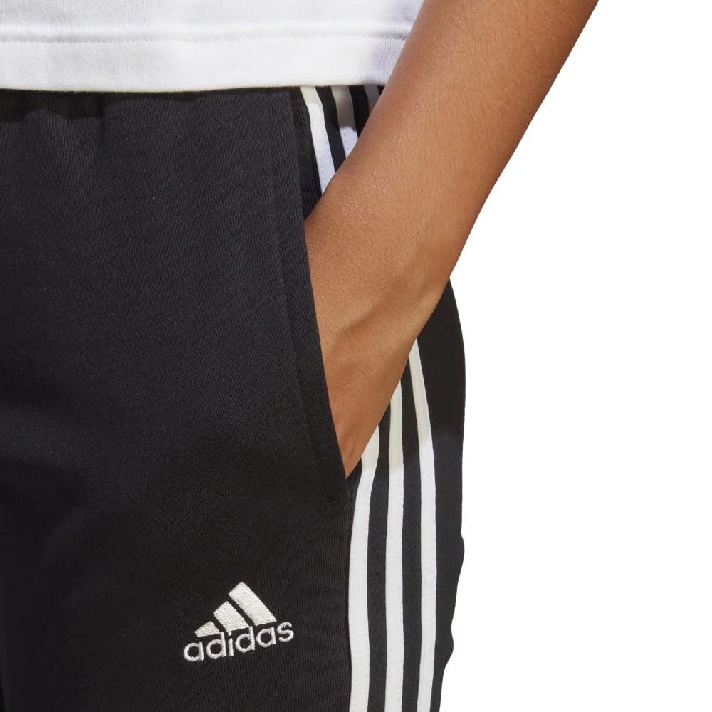adidas Essentials 3-Stripes French Terry Cuffed Women's Pants - Image 4
