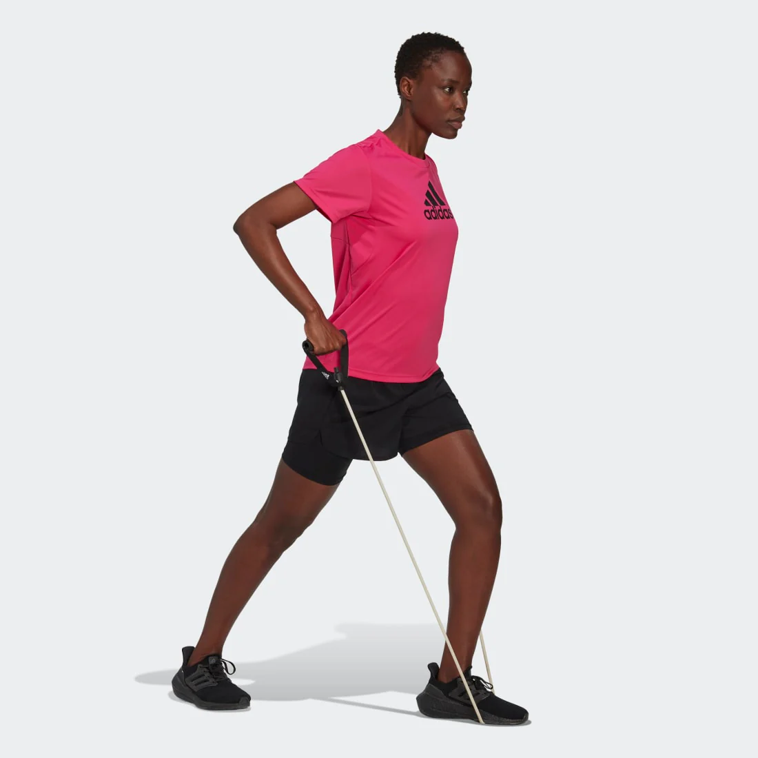 adidas Primeblue Designed 2 Move Logo Women's Tee - Image 3