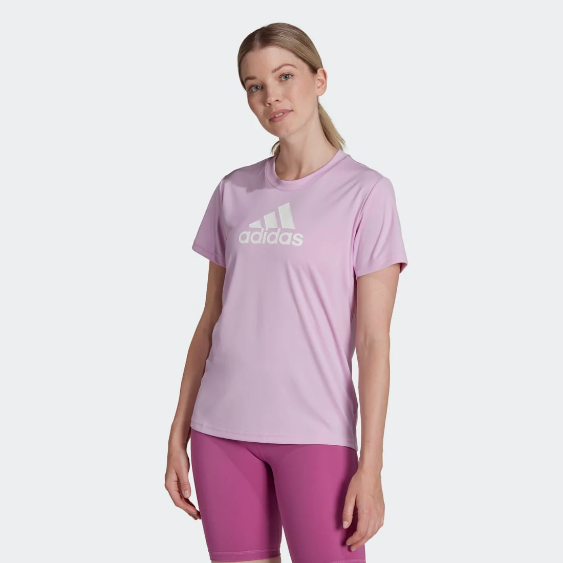 adidas Primeblue Designed 2 Move Logo Women's Sport Tee