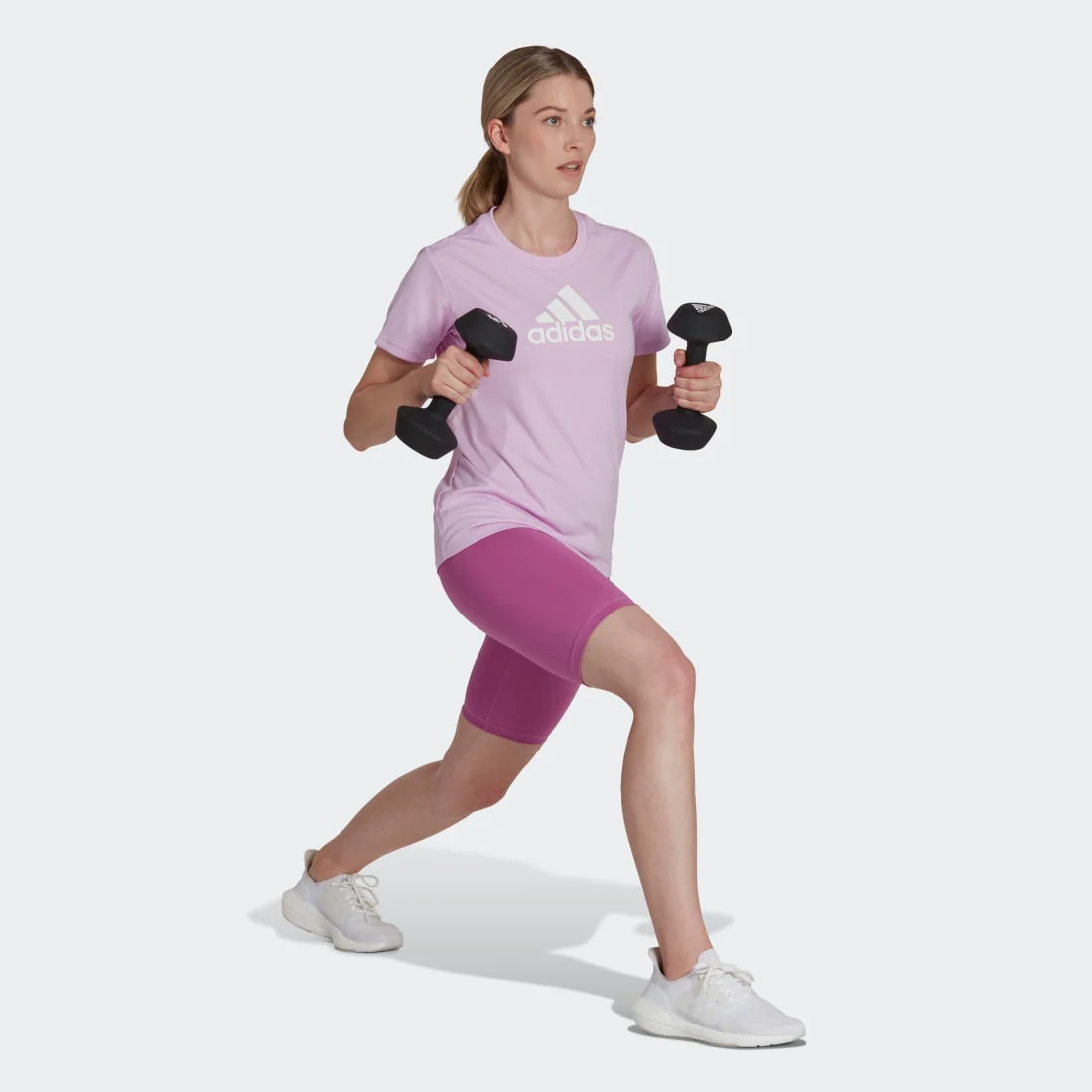 adidas Primeblue Designed 2 Move Logo Women's Sport Tee - Image 3