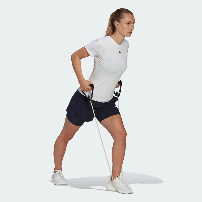 adidas Two-in-One AEROREADY Made for Minimal Training Women's Shorts - Image 3