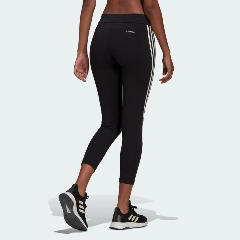 adidas AEROREADY Designed to Move Cotton-Touch 7/8 Women's Tights - Image 2