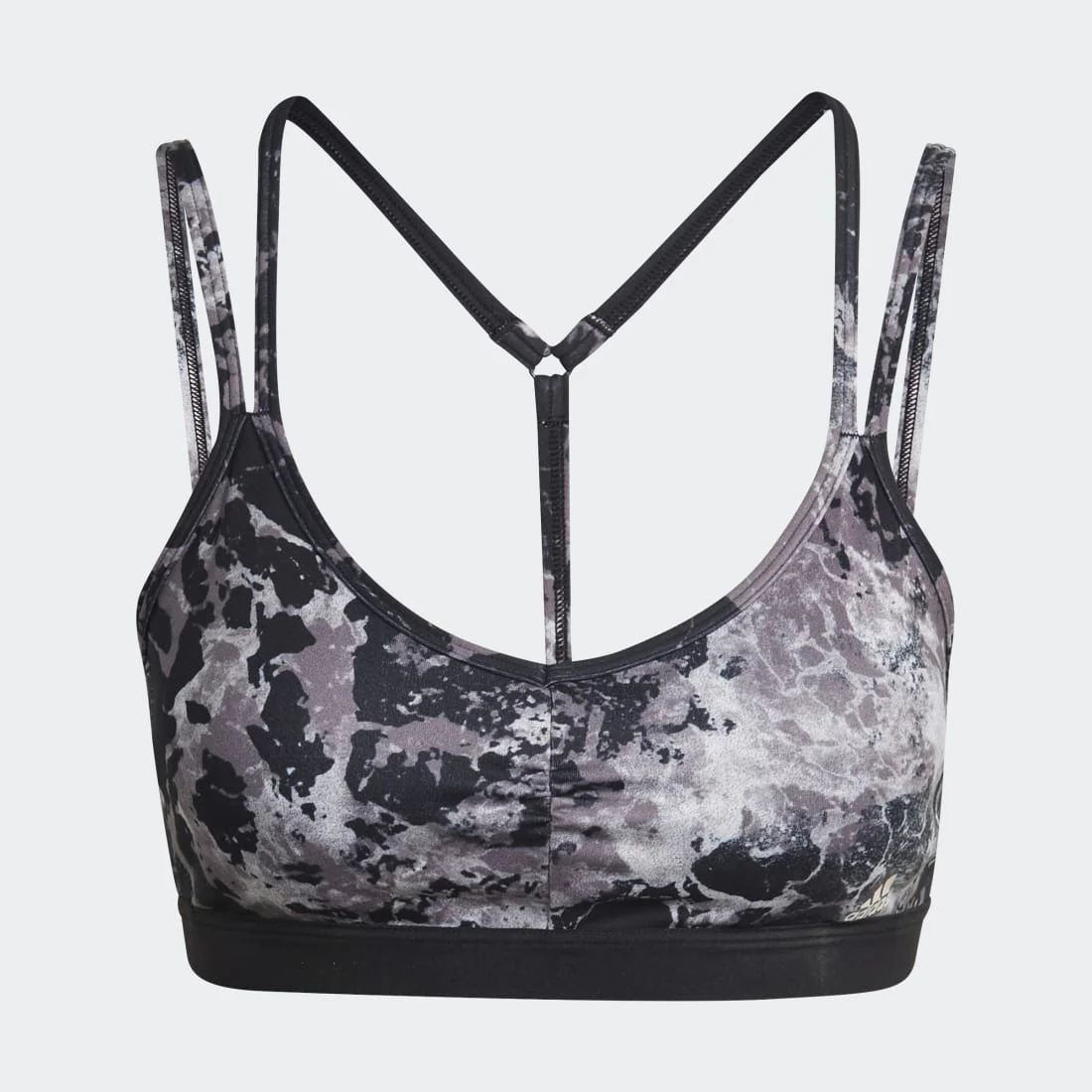 adidas Yoga Essentials Studio Light-Support Allover Print Women's Bra - Image 3