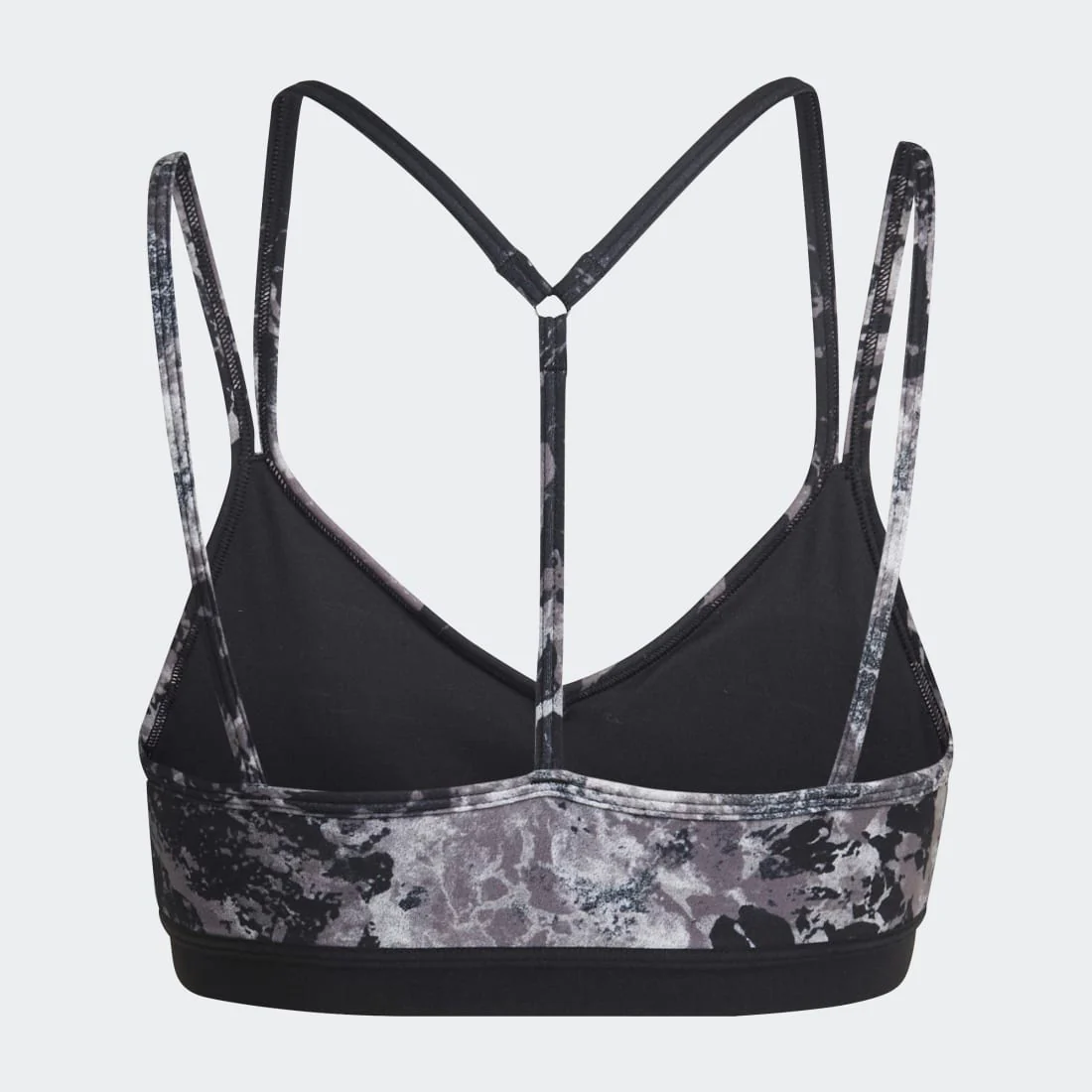 adidas Yoga Essentials Studio Light-Support Allover Print Women's Bra - Image 4