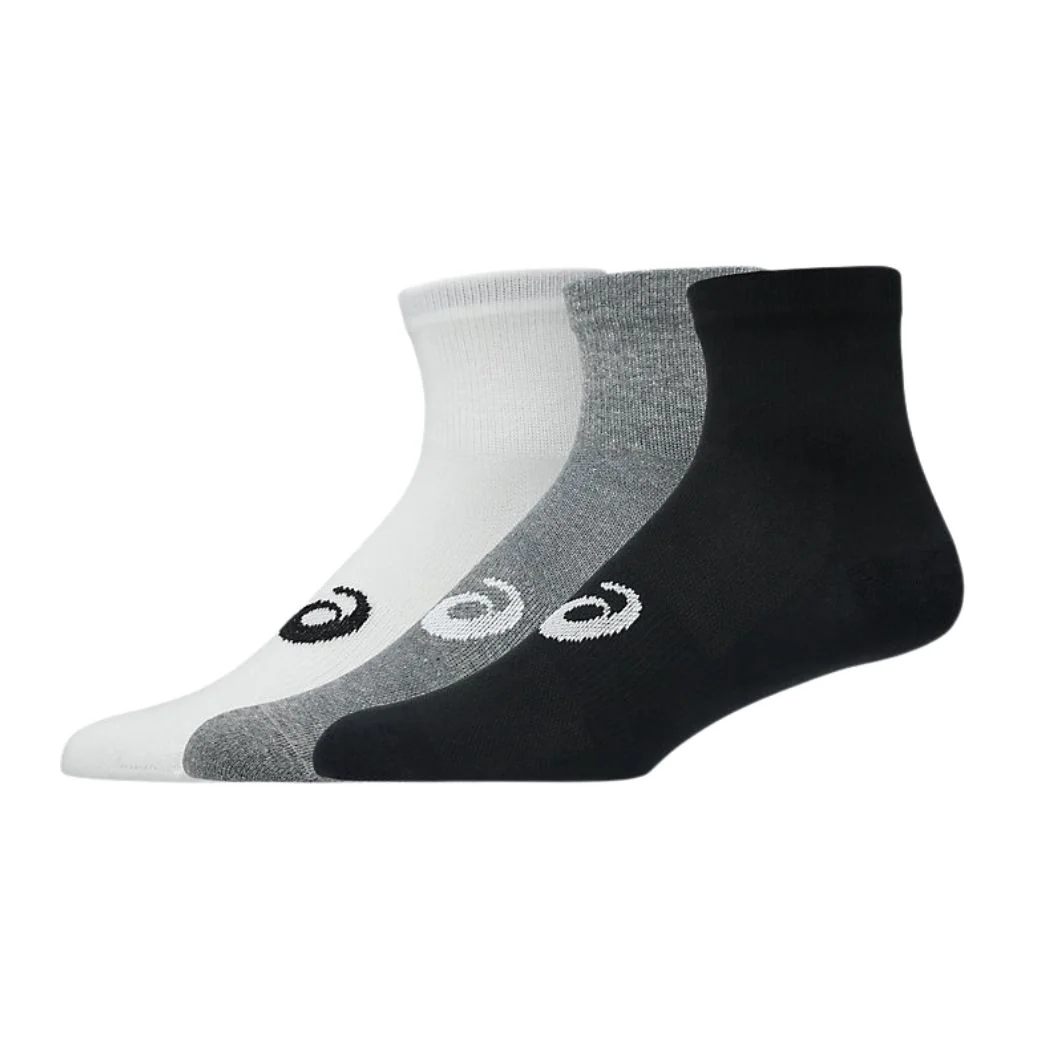 asics 3 Pack Unisex Quarter Socks - Image 2