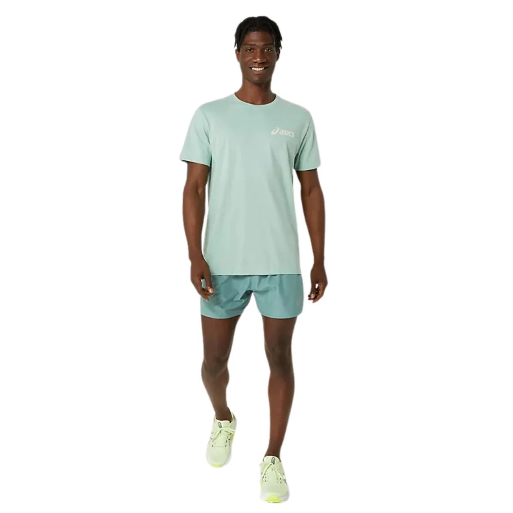 asics Chest Logo Men's Tee - Image 4
