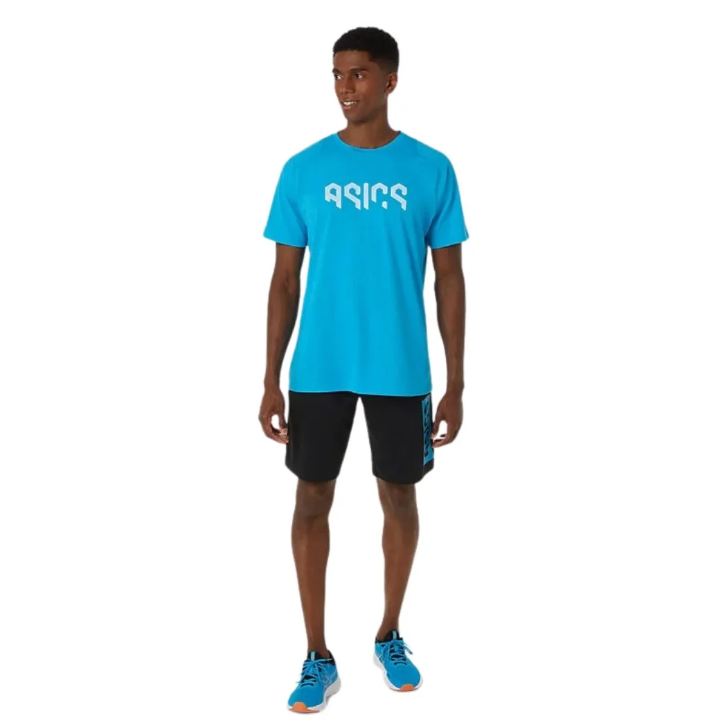 asics Hex Graphic Cotton Blend Men's Tee - Image 3