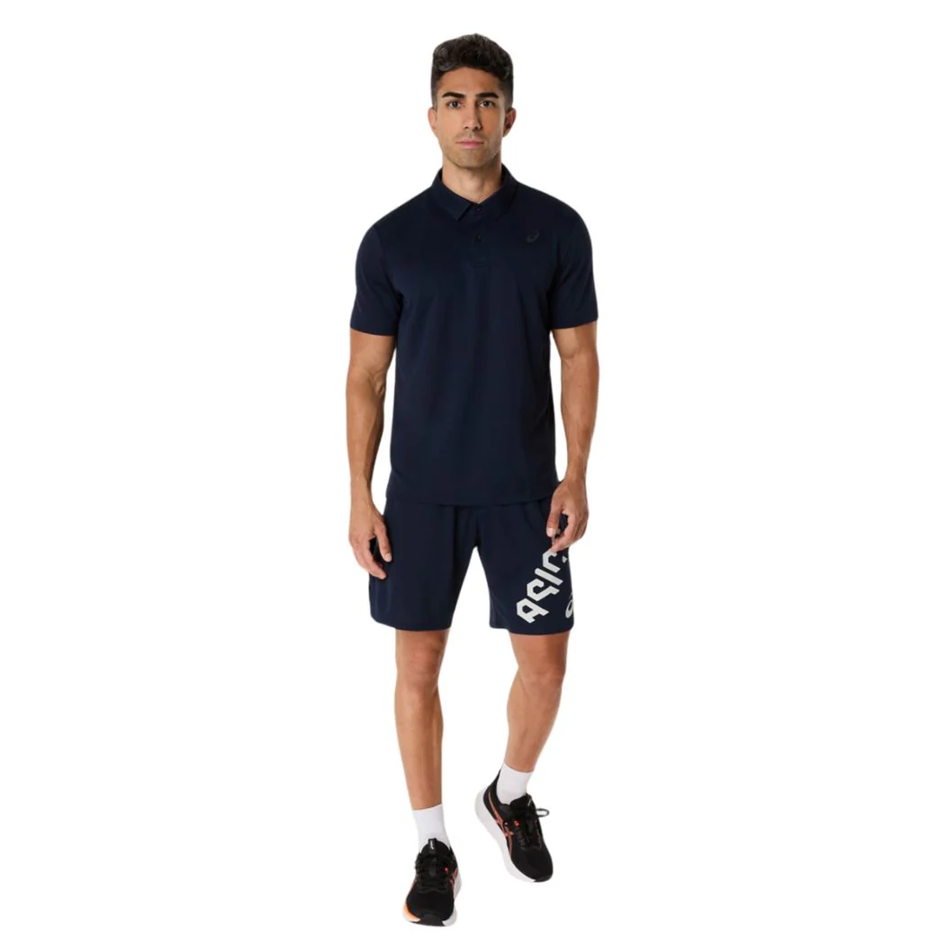 asics Hex Graphic Men's Polo Shirt - Image 3