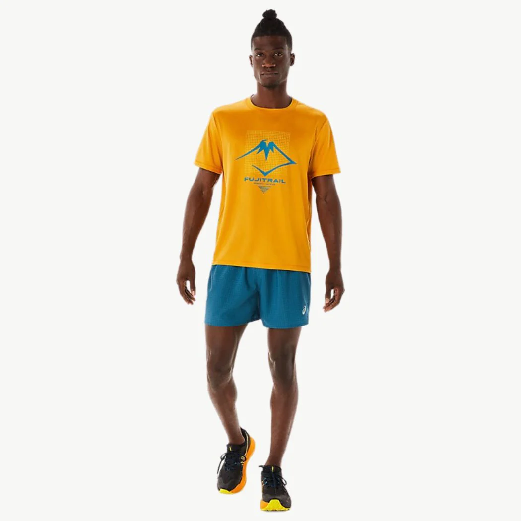 asics Fujitrail Logo Men's Shorts - Image 3