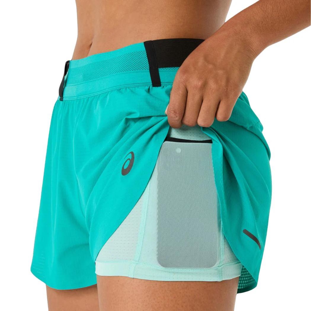 asics Metarun Women's Split Shorts - Image 3
