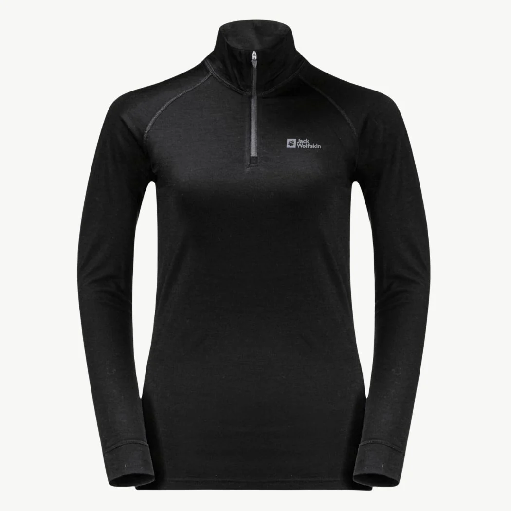 jack wolfskin Alpspitze Wool HZ Women's Long Sleeves - Image 2