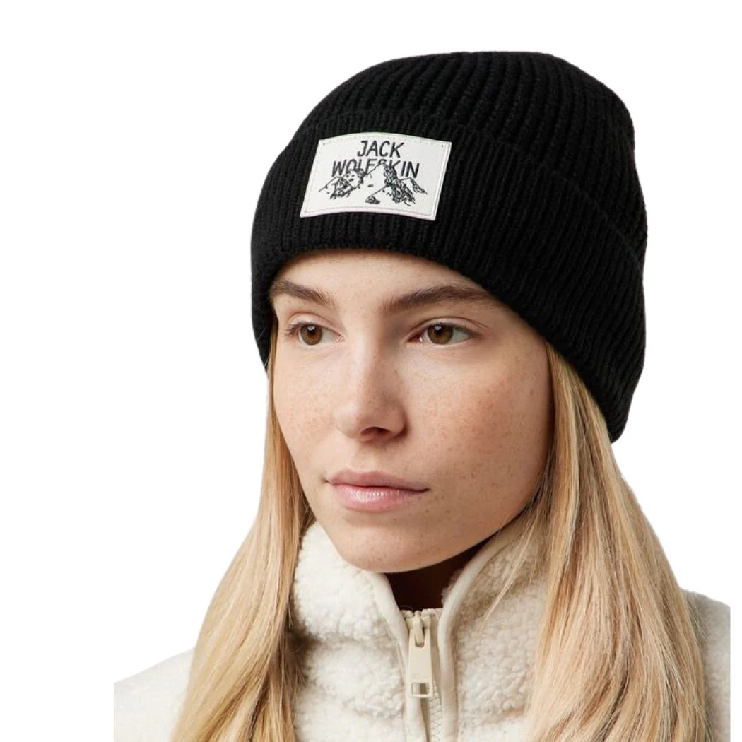 jack wolfskin Badge Unisex Beanie - Image 2