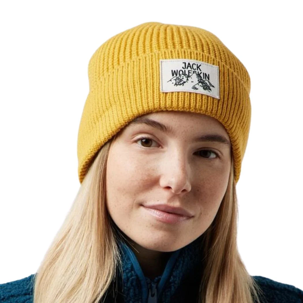 jack wolfskin Badge Unisex Beanie - Image 2