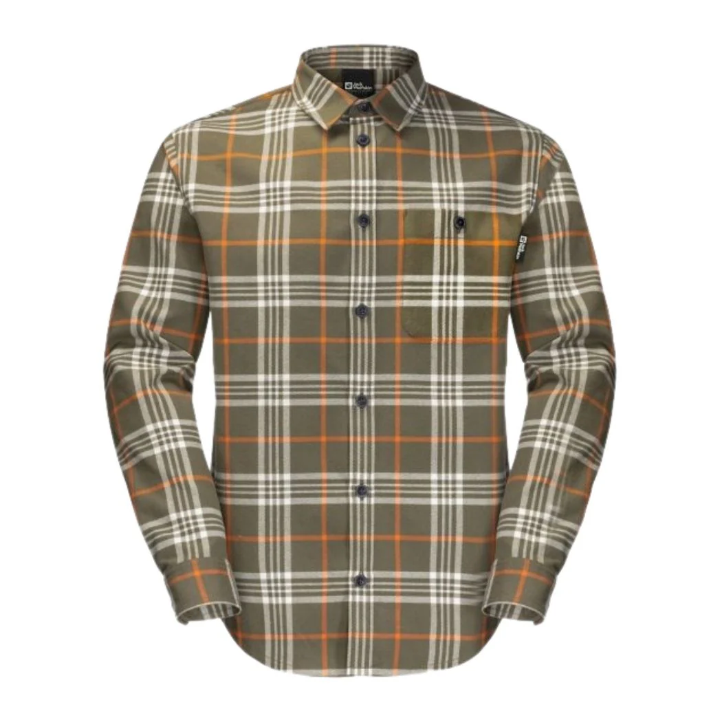 jack wolfskin Cabin View Men's Flannel Shirt - Image 4