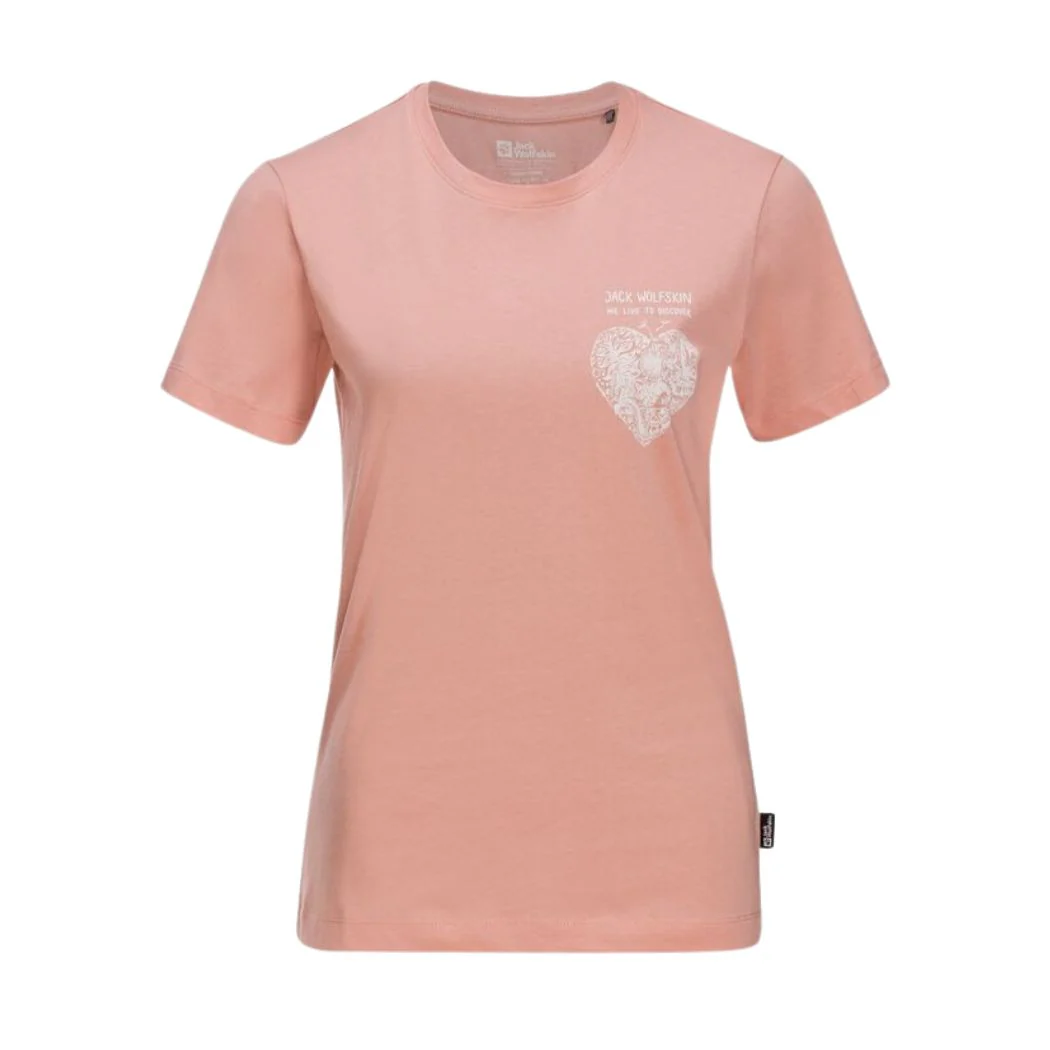 jack wolfskin Discover Heart Women's Tee - Image 4