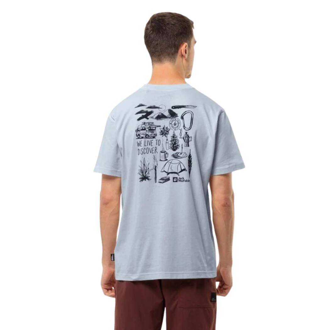 jack wolfskin Discover Men's Tee - Image 2