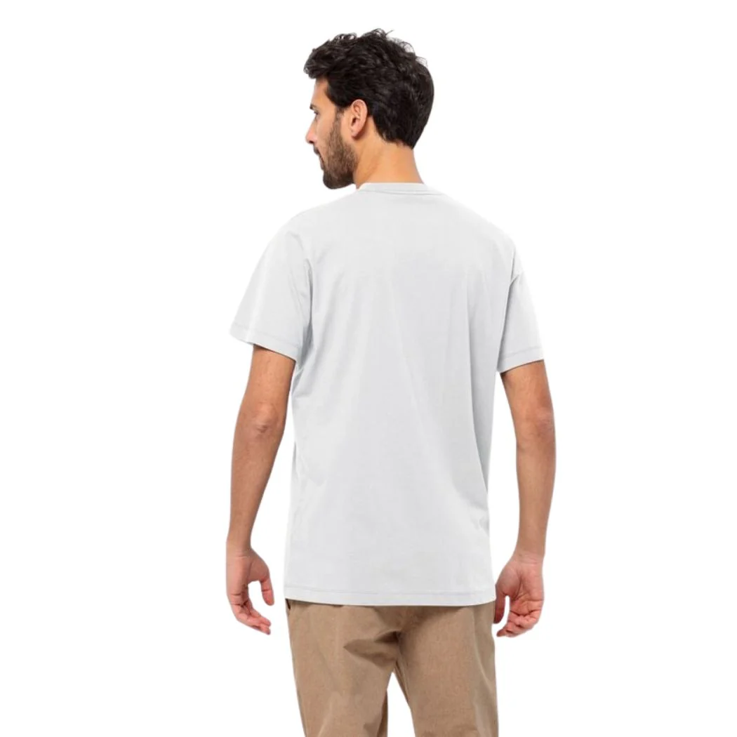 jack wolfskin Essential Logo Organic Cotton Men's Tee - Image 2