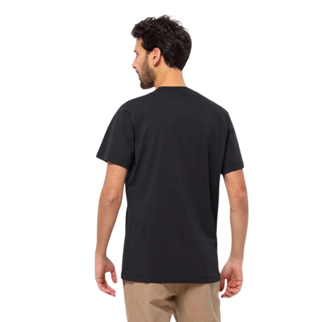 jack wolfskin Essential Logo Organic Cotton Men's Tee - Image 2