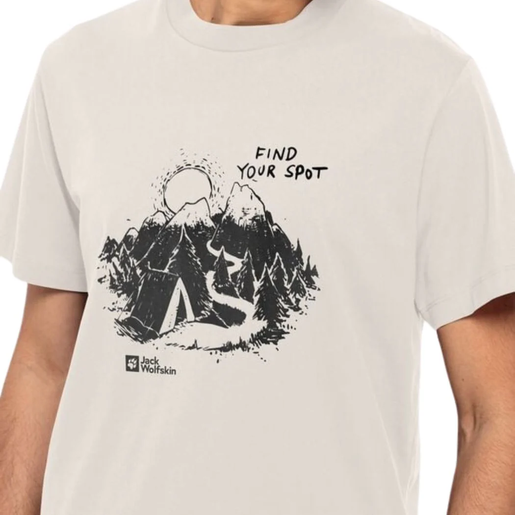 jack wolfskin Find Your Spot Men's Tee - Image 3