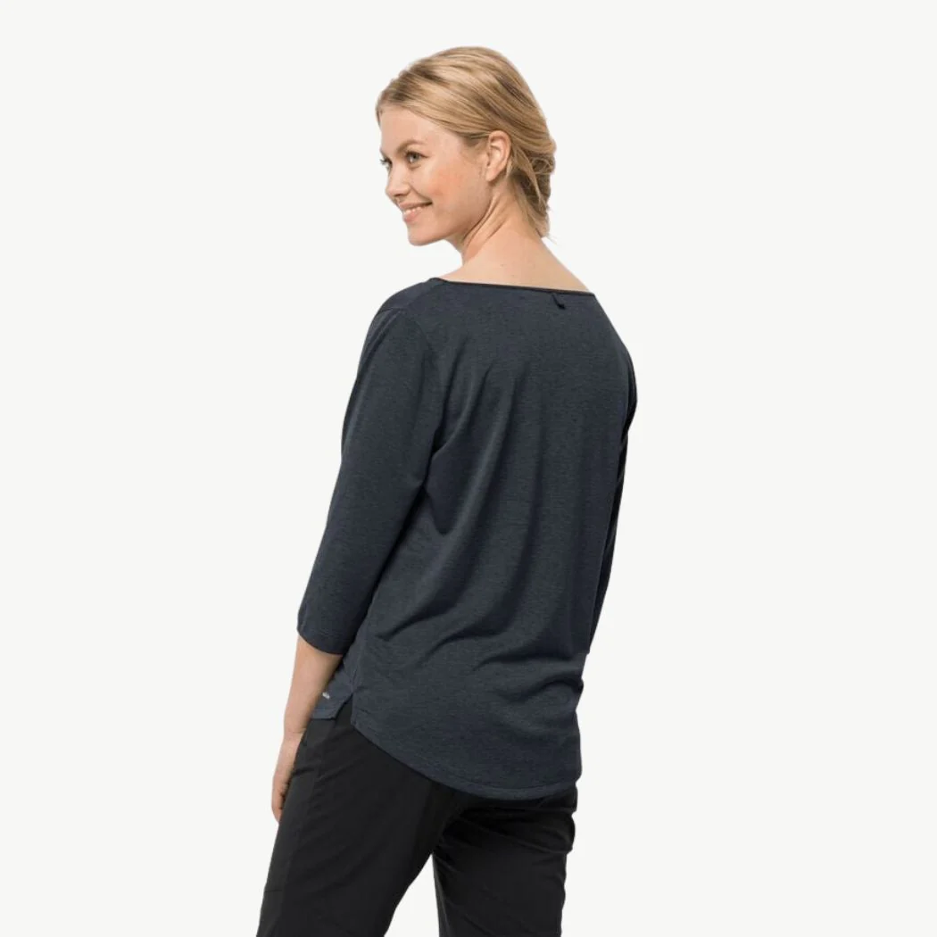 jack wolfskin Pack & Go 3/4 Women's Tee - Image 2