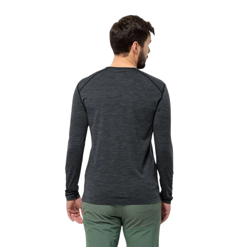 jack wolfskin Kammweg Men's Long-Sleeved Functional Top - Image 2