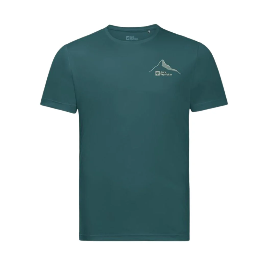 jack wolfskin Peak Graphic Men's Tee - Image 4