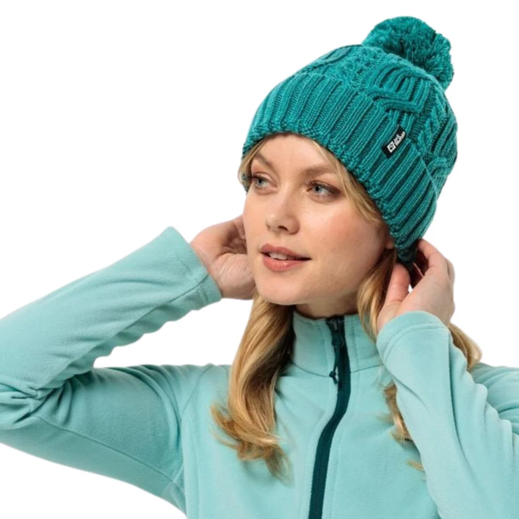 jack wolfskin Unisex Pompom Beanie - Image 2