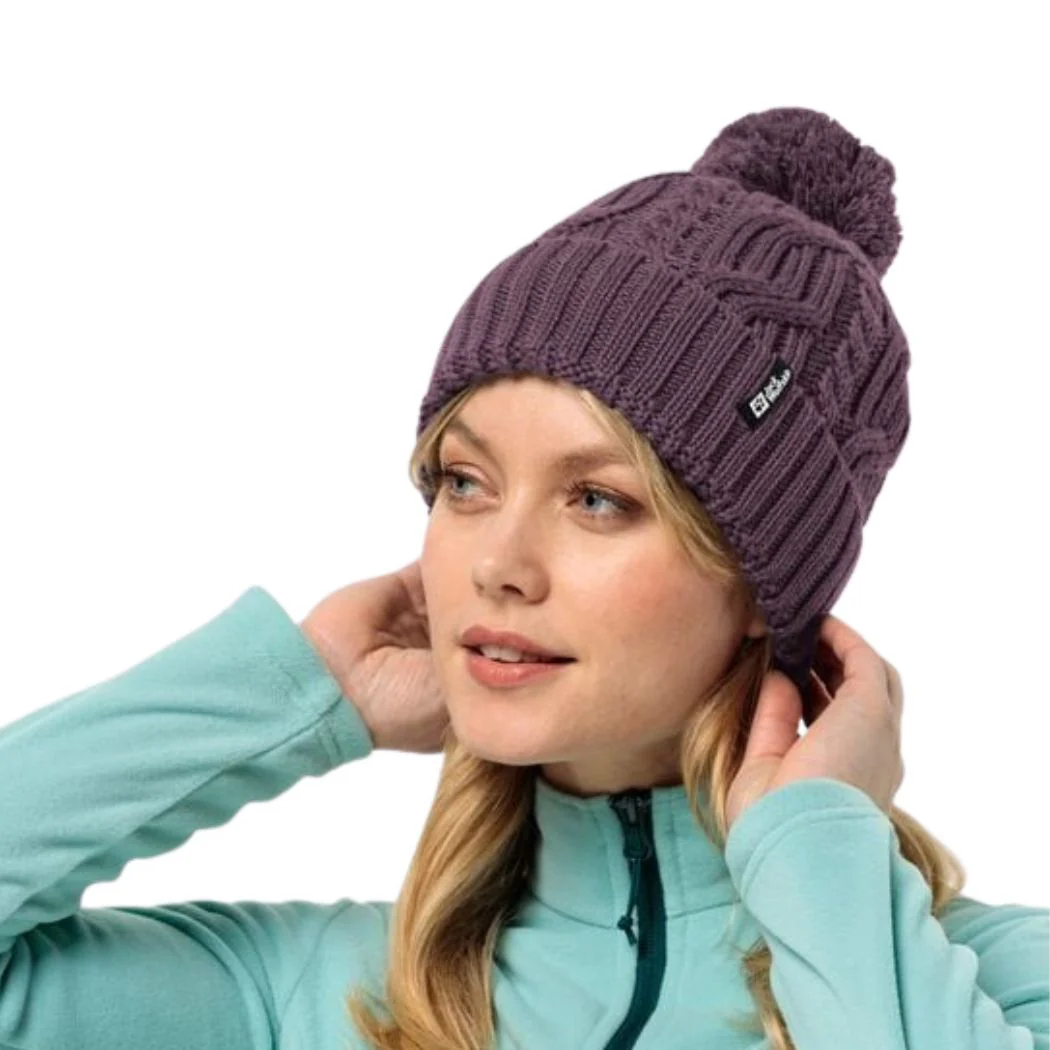 jack wolfskin Pompom Unisex Beanie - Image 2