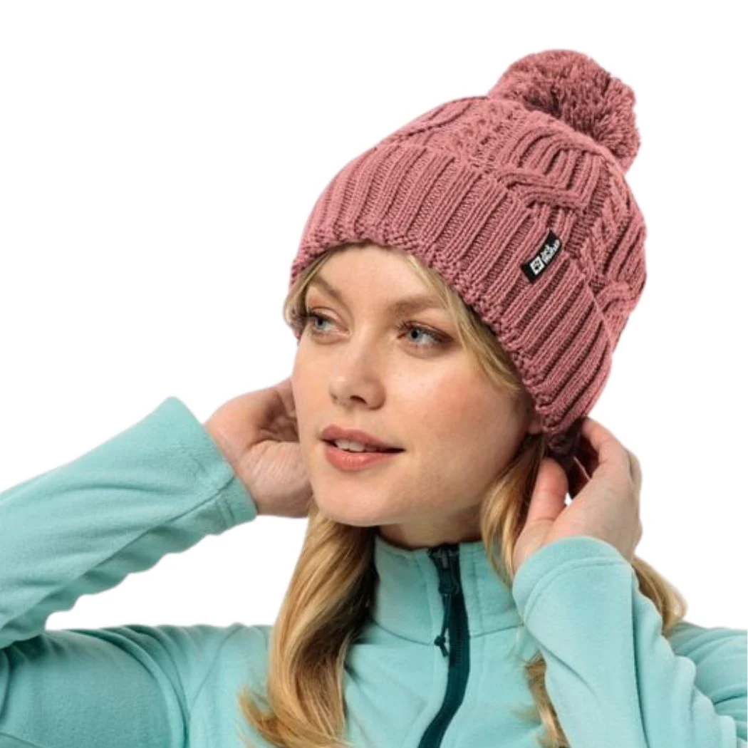 jack wolfskin Pompom Unisex Beanie - Image 2