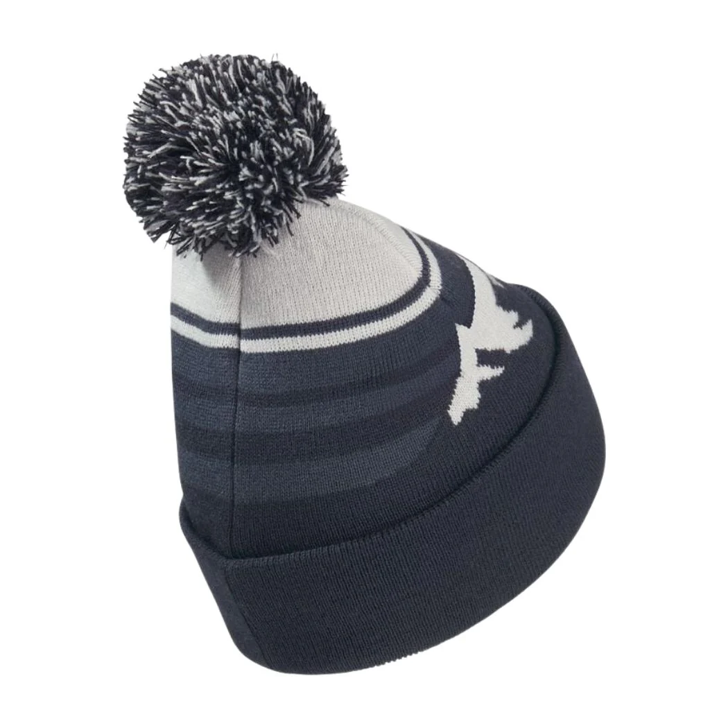 jack wolfskin Stripy Pompom Kids Beanie - Image 2