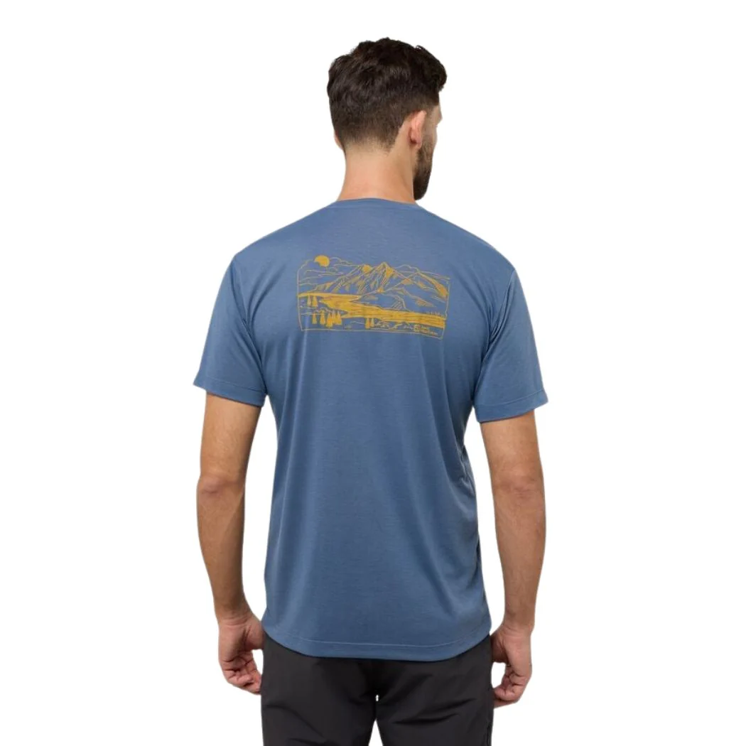jack wolfskin Vonnan Graphic Men's Tee - Image 2