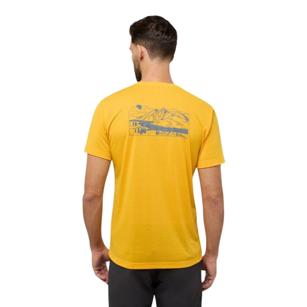 jack wolfskin Vonnan Graphic Men's Tee - Image 2