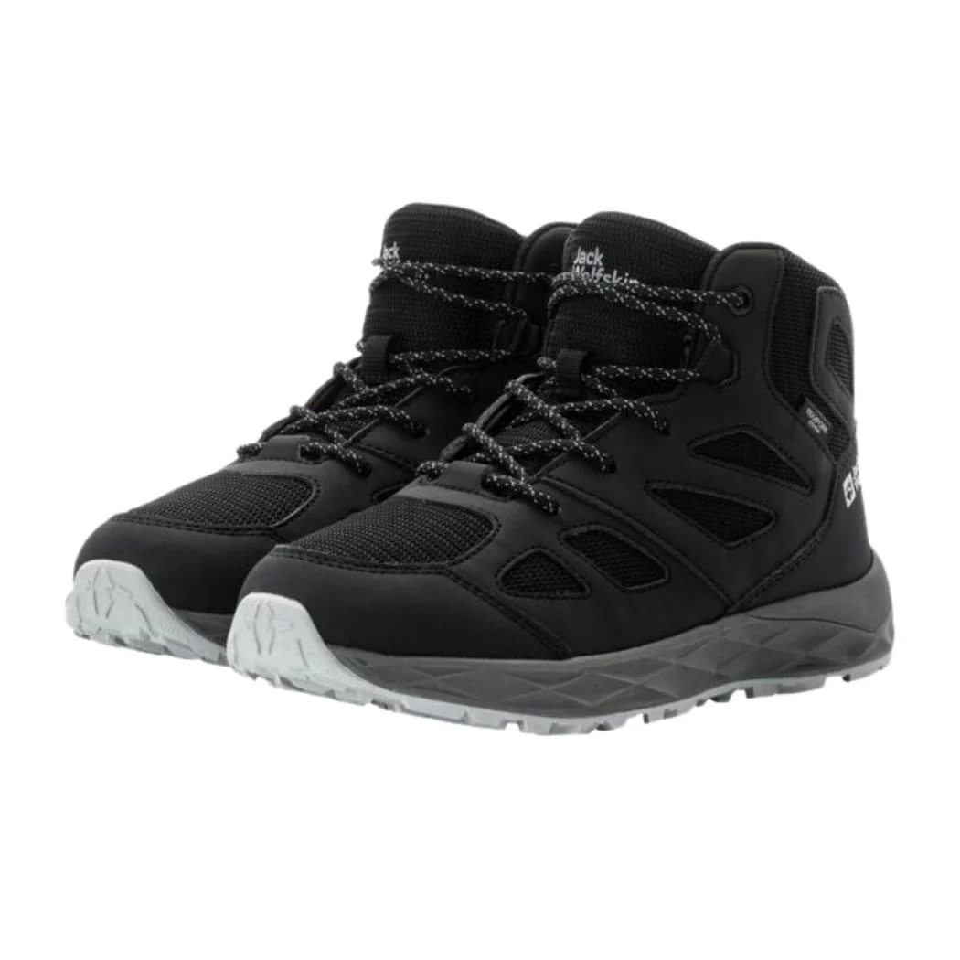 jack wolfskin Woodland 2 Texapore Mid Kids Waterproof HIking Shoes - Image 3